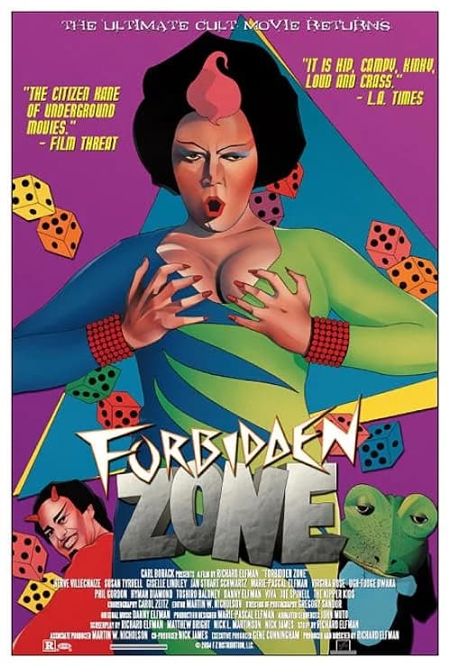 Forbidden Zone film posteri