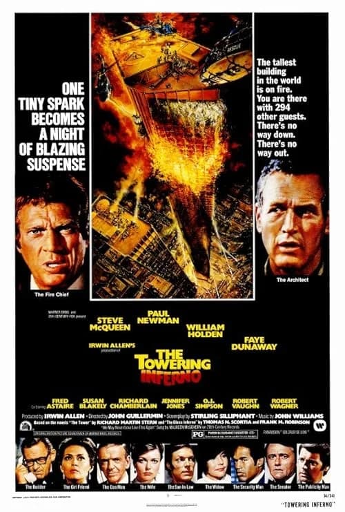 The Towering Inferno film posteri